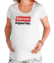 Футболка для беременных Supreme Original Fake фото