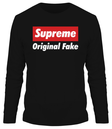 Мужская футболка длинный рукав Supreme Original Fake