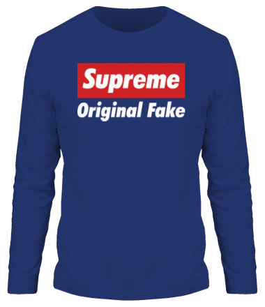 Мужская футболка длинный рукав Supreme Original Fake