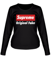 Женская футболка длинный рукав Supreme Original Fake фото
