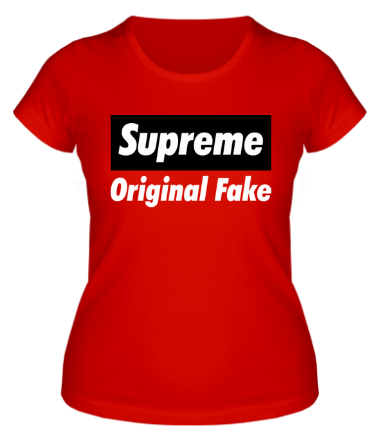 Женская футболка Supreme Original Fake