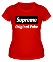 Женская футболка Supreme Original Fake фото