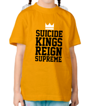 Детская футболка Supreme Suicide Kings фото