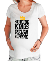 Футболка для беременных Supreme Suicide Kings фото