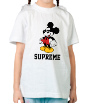 Детская футболка Supreme Mickey Mouse фото
