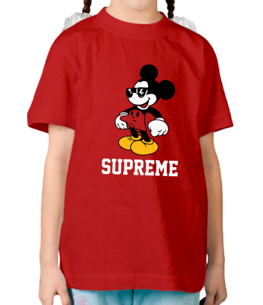 Детская футболка Supreme Mickey Mouse