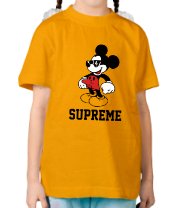 Детская футболка Supreme Mickey Mouse фото