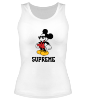 Женская майка борцовка Supreme Mickey Mouse фото