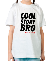 Детская футболка Cool Story Bro фото