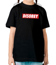 Детская футболка Disobey фото