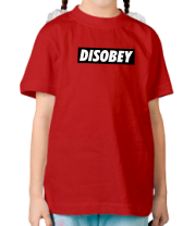 Детская футболка Disobey фото