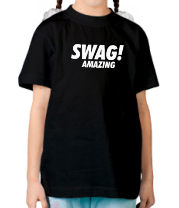 Детская футболка Swag Amazing фото