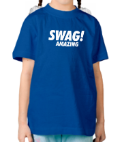 Детская футболка Swag Amazing фото