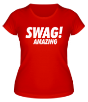 Женская футболка Swag Amazing фото