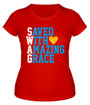 Женская футболка Swag Love фото