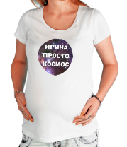 Футболка для беременных Ирина просто космос фото