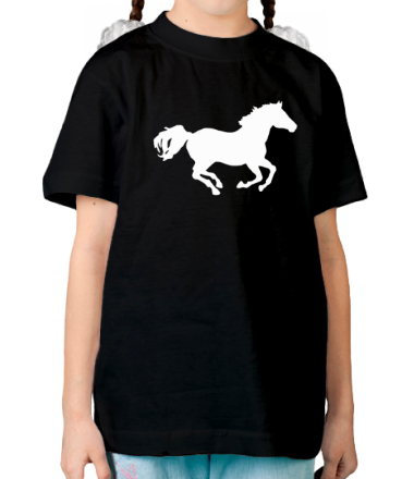 Детская футболка Лошадь