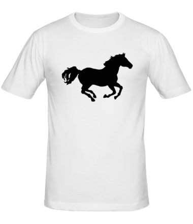 Мужская футболка Лошадь