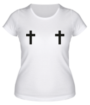 Женская футболка Double Cross фото
