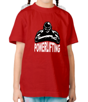 Детская футболка Powerlifting фото