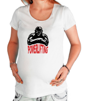 Футболка для беременных Powerlifting фото
