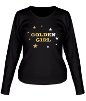 Женская футболка длинный рукав Golden Girl фото