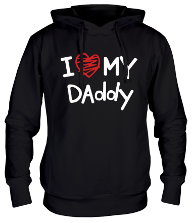 Толстовка худи I love my Daddy