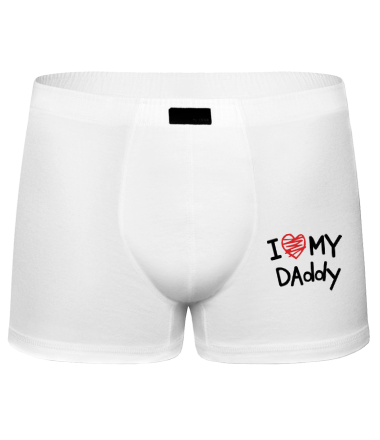 Трусы мужские боксеры I love my Daddy