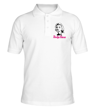 Мужская футболка поло Мерлин Монро (Marilyn Monroe)