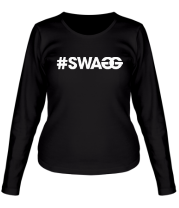 Женская футболка длинный рукав Swag Tag фото