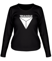 Женская футболка длинный рукав Triangle фото
