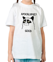 Детская футболка Apocalypse? good (Апокалипсис? хорошо) фото