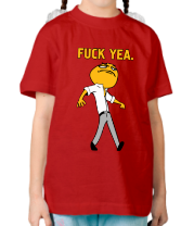 Детская футболка Fuck yea mem фото