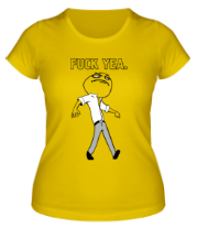 Женская футболка Fuck yea mem фото