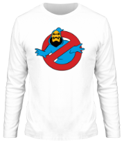 Мужская футболка длинный рукав Ghostbusters знак смерти