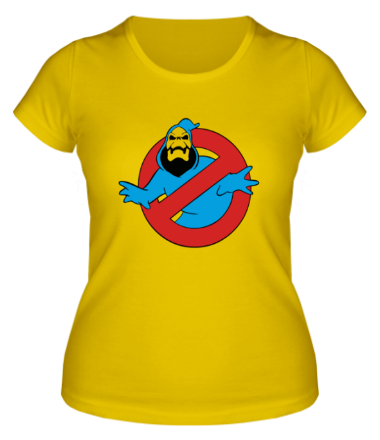 Женская футболка Ghostbusters знак смерти