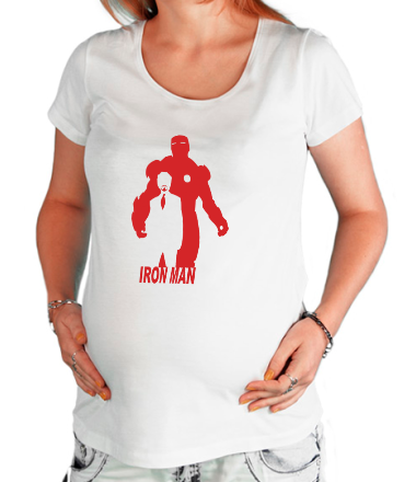 Футболка для беременных Ironman (Железный человек)