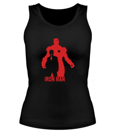 Женская майка борцовка Ironman (Железный человек)