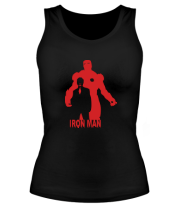 Женская майка борцовка Ironman (Железный человек) фото