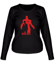 Женская футболка длинный рукав Ironman (Железный человек) фото