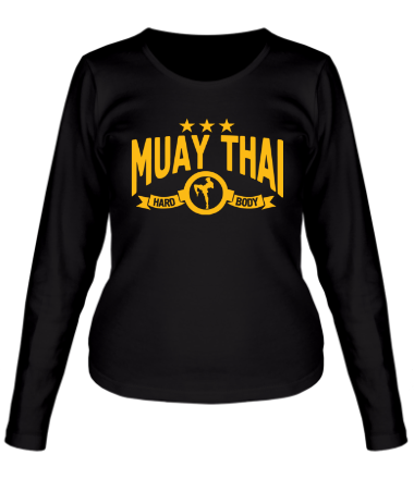 Женская футболка длинный рукав Muay Thay (Тайский бокс)