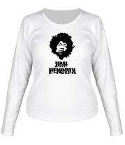 Женская футболка длинный рукав Jimi Hendrix фото