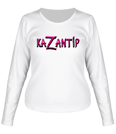 Женская футболка длинный рукав KaZantip