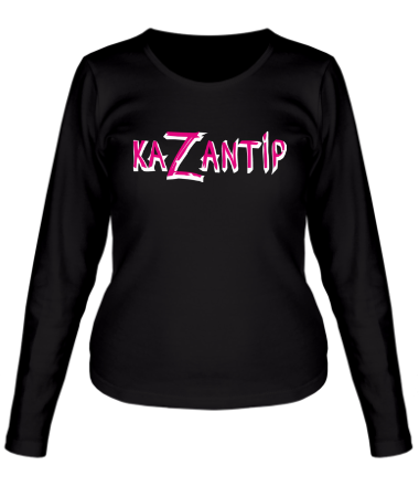 Женская футболка длинный рукав KaZantip