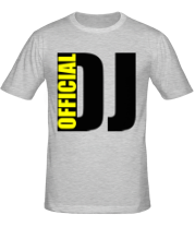 Мужская футболка Official DJ фото