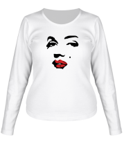 Женская футболка длинный рукав Marilyn Monroe фото