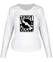 Женская футболка длинный рукав Vinil Rules фото