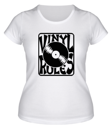 Женская футболка Vinil Rules