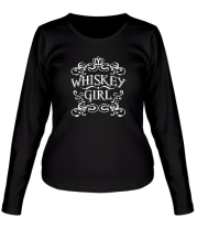 Женская футболка длинный рукав Whiskey Girl фото