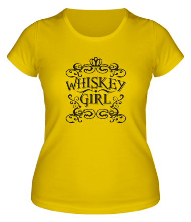 Женская футболка Whiskey Girl